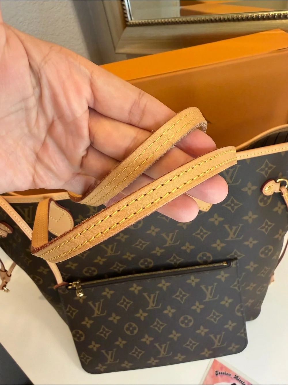 🎀 LOUIS VUITTON Monogram Canvas Neverfull MM NM Bag